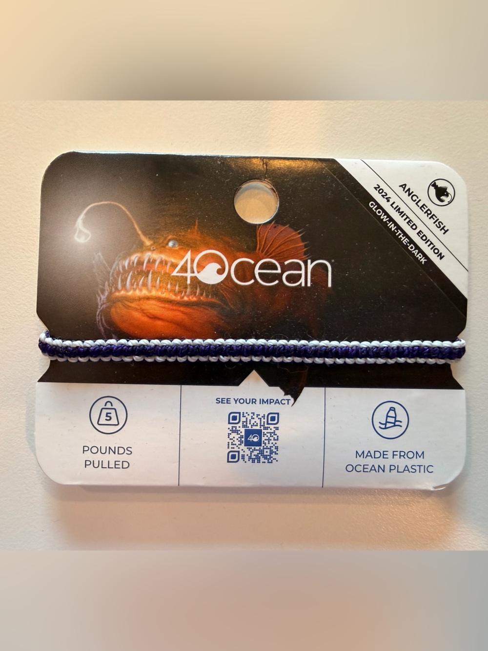 4Ocean Limited Edition Anglerfish Beaded Bracelet